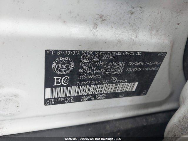Toyota Rav4 Limited 2023 2T3DWRFV9PW175022 Image 18
