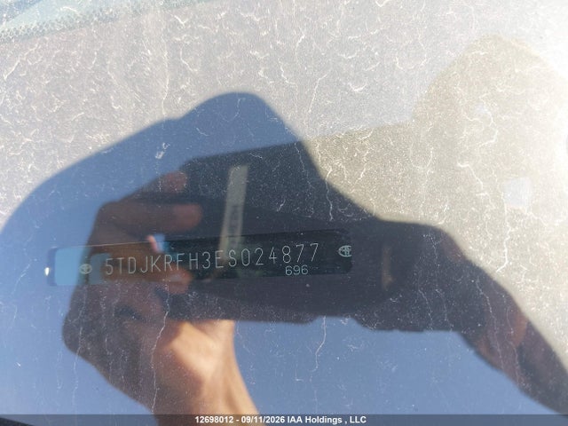 Toyota Highlander Xle 2014 5TDJKRFH3ES024877 Image 19