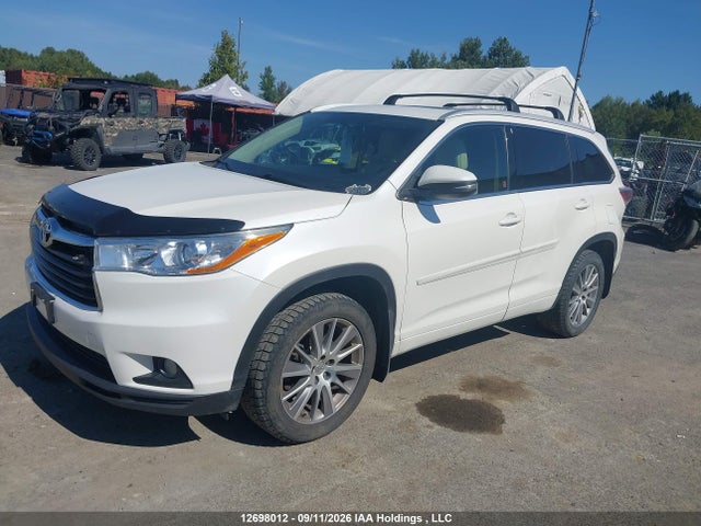Toyota Highlander Xle 2014 5TDJKRFH3ES024877 Image 2