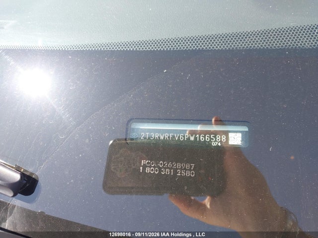 12698016 :رقم المزاد ، 2T3RWRFV6PW166588 vin ، 2023 Toyota Rav4 Hybrid مزاد بيع