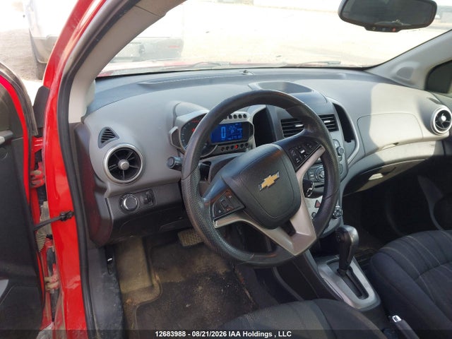 2013 Chevrolet Sonic Lt Auto მანქანა იყიდება აუქციონზე, vin: 1G1JC5SH8D4128425, აუქციონის ნომერი: 12683988