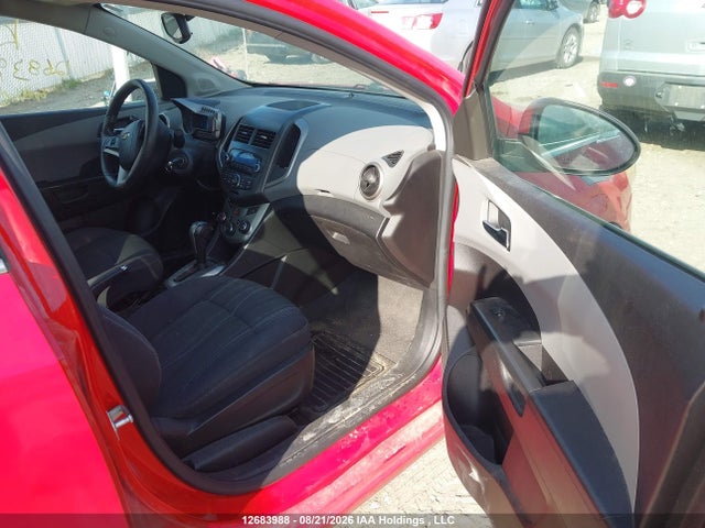 2013 Chevrolet Sonic Lt Auto მანქანა იყიდება აუქციონზე, vin: 1G1JC5SH8D4128425, აუქციონის ნომერი: 12683988