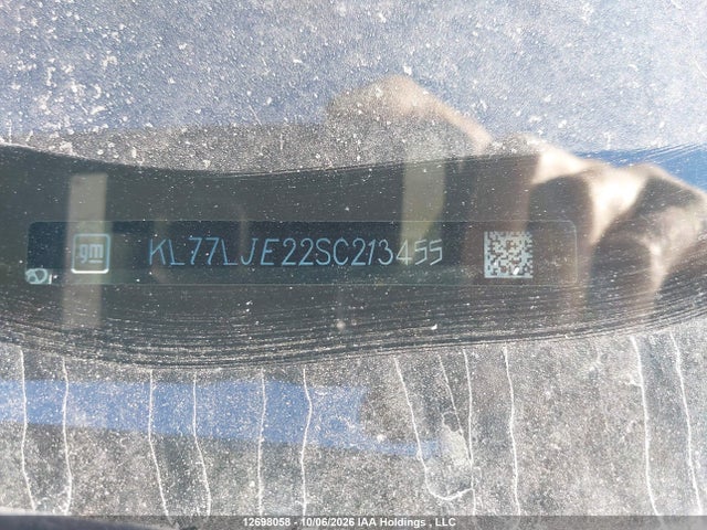 KL77LJE22SC213455 Chevrolet Trax