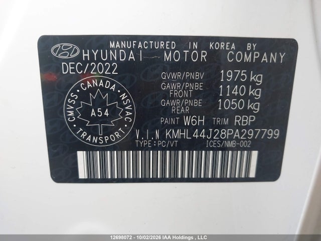 KMHL44J28PA297799 Hyundai Sonata