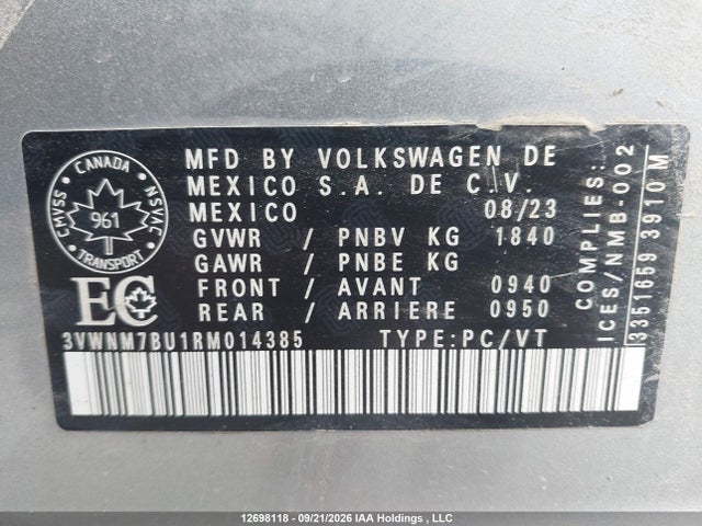 Volkswagen Jetta Trendline 2024 3VWNM7BU1RM014385 Image 18
