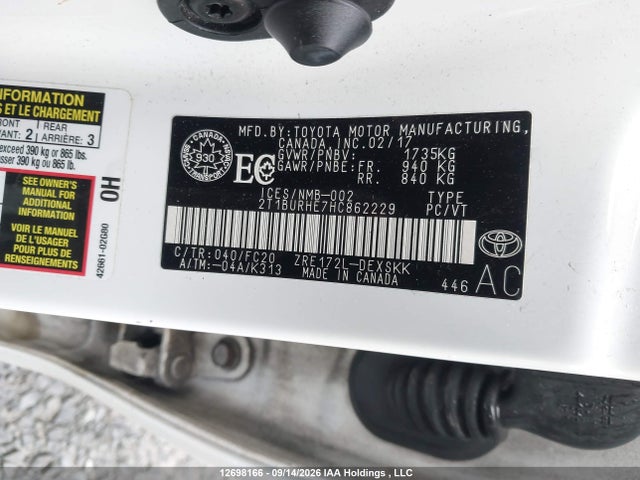 Toyota COROLLA SE 2017 2T1BURHE7HC862229 Image 22
