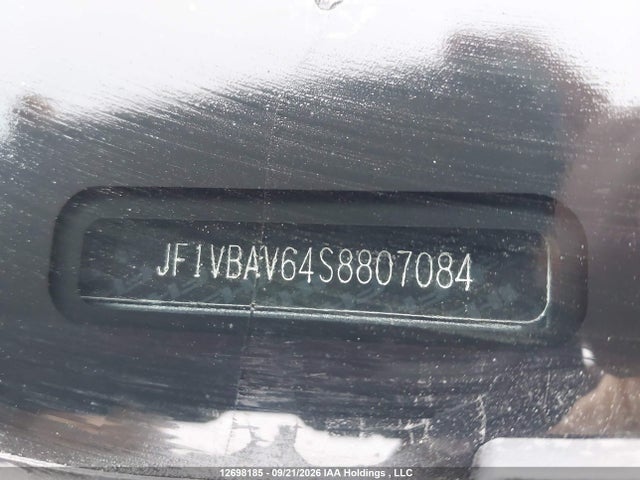 Продаж на аукціоні авто 2025 Subaru Wrx Gt, vin: JF1VBAV64S8807084, номер лоту: 12698185