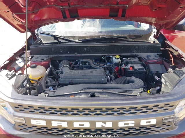 12698216 :رقم المزاد ، 3FMCR9BN6SRE77613 vin ، 2025 Ford Bronco Sport مزاد بيع