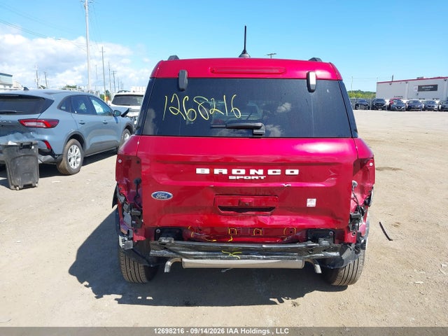 12698216 :رقم المزاد ، 3FMCR9BN6SRE77613 vin ، 2025 Ford Bronco Sport مزاد بيع