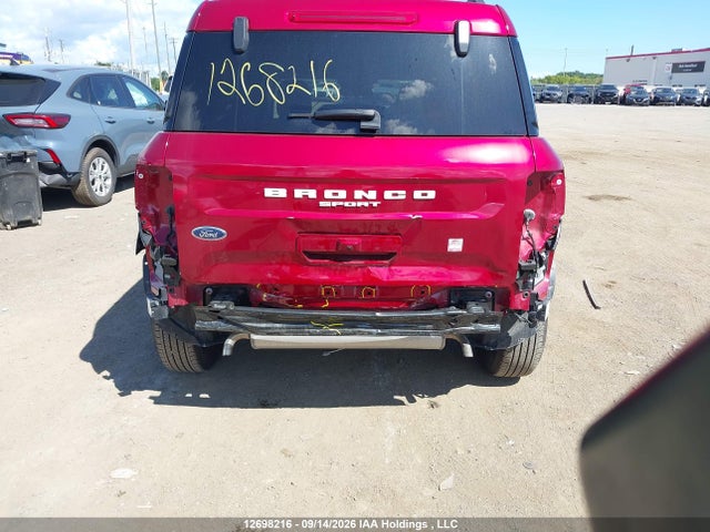 12698216 :رقم المزاد ، 3FMCR9BN6SRE77613 vin ، 2025 Ford Bronco Sport مزاد بيع