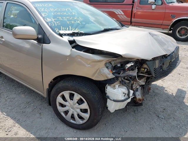 12680349 :رقم المزاد ، 2T1BU4EE5AC335061 vin ، 2010 Toyota Corolla S/le/xle مزاد بيع