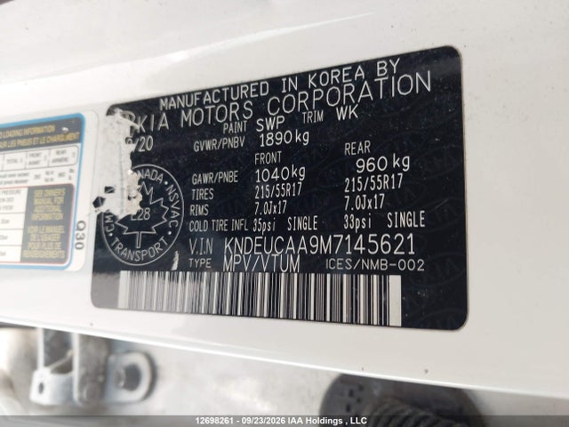 KIA SELTOS EX 2021 KNDEUCAA9M7145621 Image 19