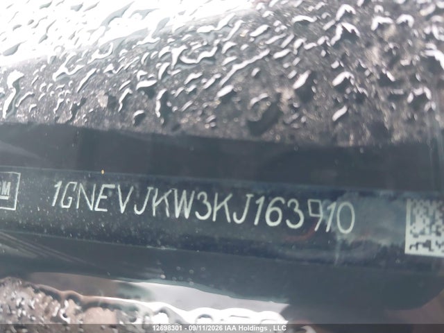 2019 Chevrolet Traverse Rs მანქანა იყიდება აუქციონზე, vin: 1GNEVJKW3KJ163910, აუქციონის ნომერი: 12698301