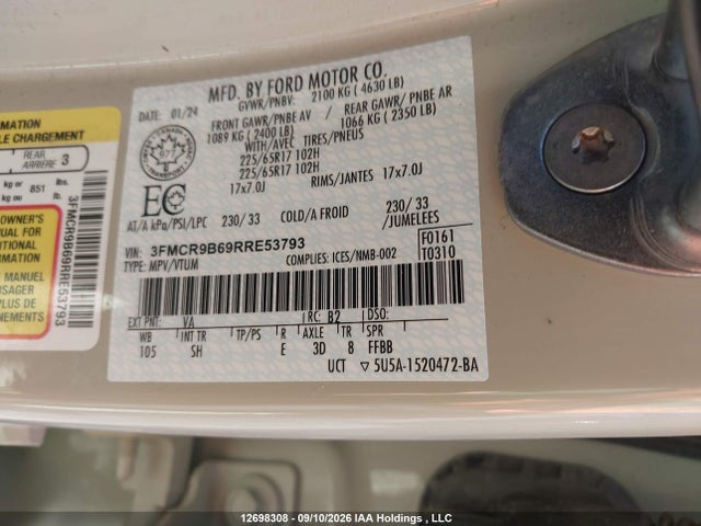 3FMCR9B69RRE53793 Ford Bronco Sport Big Bend