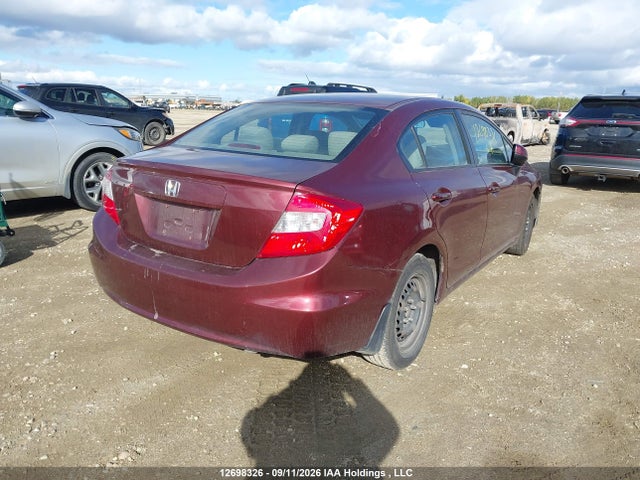 Aukcja sprzedaży 2012 Honda Civic Lx, vin: 2HGFB2F4XCH057687, numer aukcji: 12698326