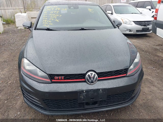 2016 Volkswagen Gti მანქანა იყიდება აუქციონზე, vin: 3VW547AU4GM024553, აუქციონის ნომერი: 12698425
