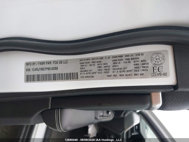 Jeep Grand Cherokee 4xe 2023 1C4RJYB67P8814288 Image 9