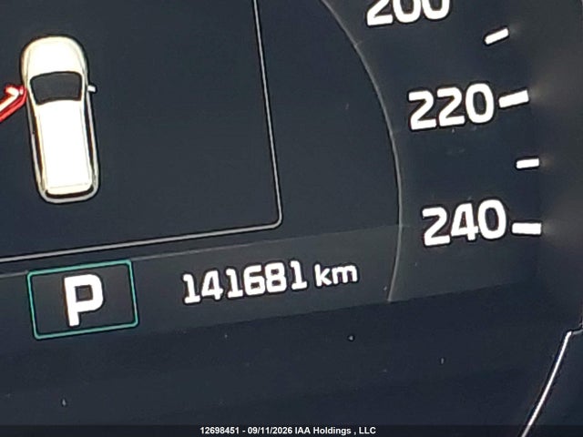 12698451 :رقم المزاد ، 5XYPKDA16GG053975 vin ، 2016 Kia Sorento 2.0l Sx مزاد بيع