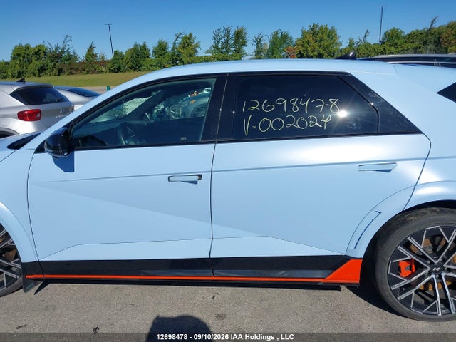 Auction sale of the 2025 Hyundai Ioniq 5 N Awd, vin: KM8KNDA84SU002024, lot number: 12698478