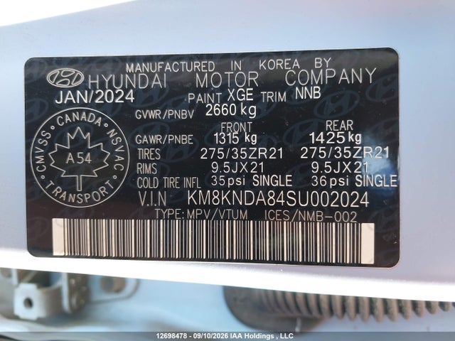 Auction sale of the 2025 Hyundai Ioniq 5 N Awd, vin: KM8KNDA84SU002024, lot number: 12698478