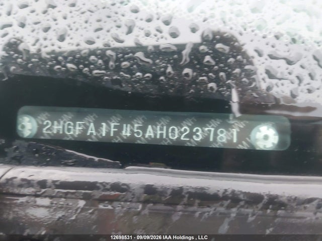 2010 Honda Civic მანქანა იყიდება აუქციონზე, vin: 2HGFA1F45AH023781, აუქციონის ნომერი: 12698531