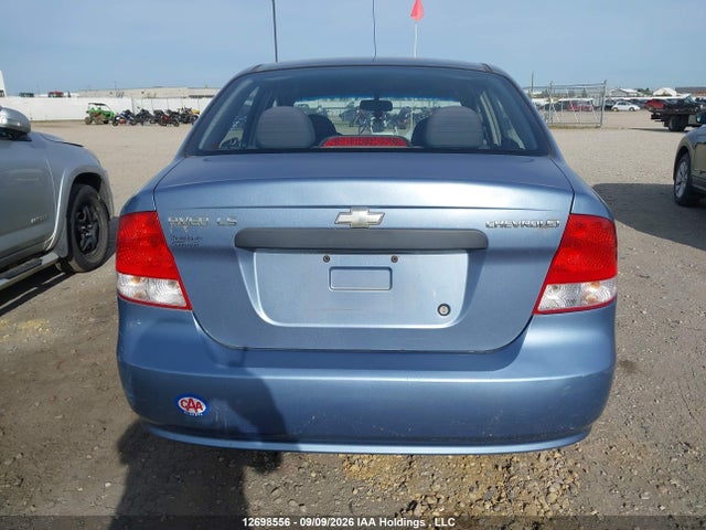 2006 Chevrolet Aveo Ls მანქანა იყიდება აუქციონზე, vin: KL1TD59656B650260, აუქციონის ნომერი: 12698556