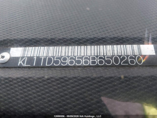 2006 Chevrolet Aveo Ls მანქანა იყიდება აუქციონზე, vin: KL1TD59656B650260, აუქციონის ნომერი: 12698556