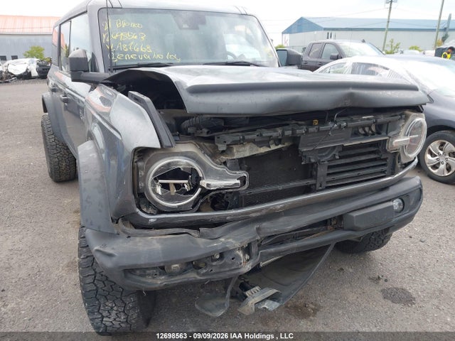 2021 Ford Bronco Big Bend მანქანა იყიდება აუქციონზე, vin: 1FMEE5BP9MLA87668, აუქციონის ნომერი: 12698563