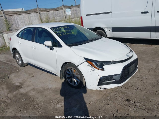 2022 Toyota Corolla მანქანა იყიდება აუქციონზე, vin: 5YFB4MBE1NP139564, აუქციონის ნომერი: 12698574