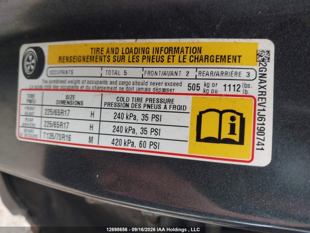 Chevrolet EQUINOX LS 2018 2GNAXREV1J6190741 Image 18