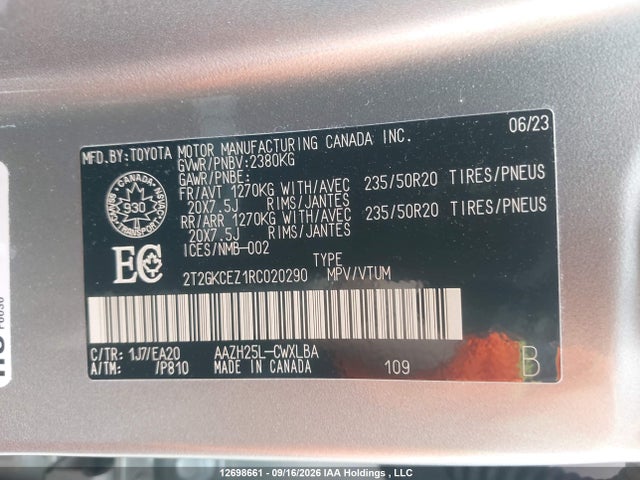 Продажа на аукционе авто 2024 Lexus Nx 350h 350h, vin: 2T2GKCEZ1RC020290, номер лота: 12698661