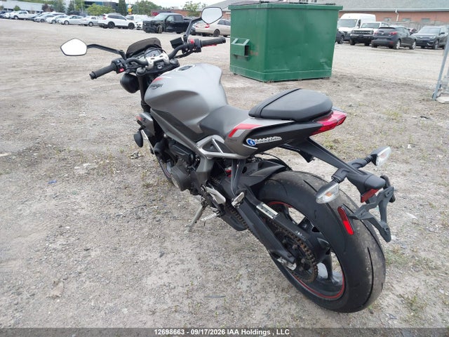 Продаж на аукціоні авто 2022 Triumph Motorcycle Street Triple R (lrh), vin: SMTA544D7NTBA1505, номер лоту: 12698663