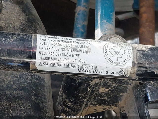 Kawasaki Kvf750 P 2025 JKAVFDP16SB502250 Image 9