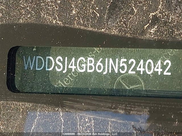 WDDSJ4GB6JN524042 Mercedes-Benz CLA 250 4MATIC