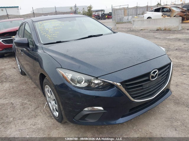12698700 :رقم المزاد ، 3MZBM1U75GM239607 vin ، 2016 Mazda 3 Sport مزاد بيع