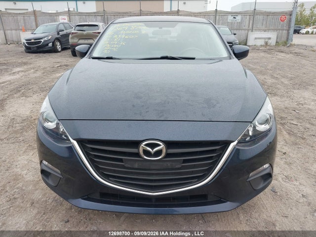 12698700 :رقم المزاد ، 3MZBM1U75GM239607 vin ، 2016 Mazda 3 Sport مزاد بيع