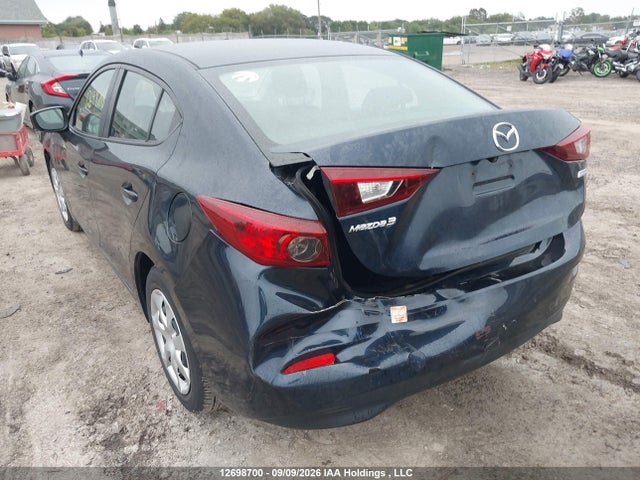 12698700 :رقم المزاد ، 3MZBM1U75GM239607 vin ، 2016 Mazda 3 Sport مزاد بيع