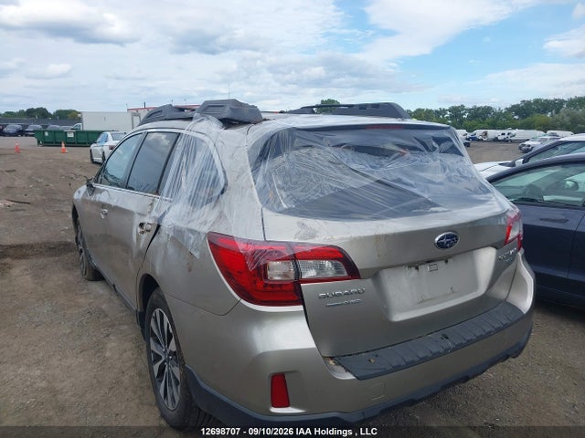 12698707 :رقم المزاد ، 4S4BSFNCXF3300012 vin ، 2015 Subaru Outback مزاد بيع