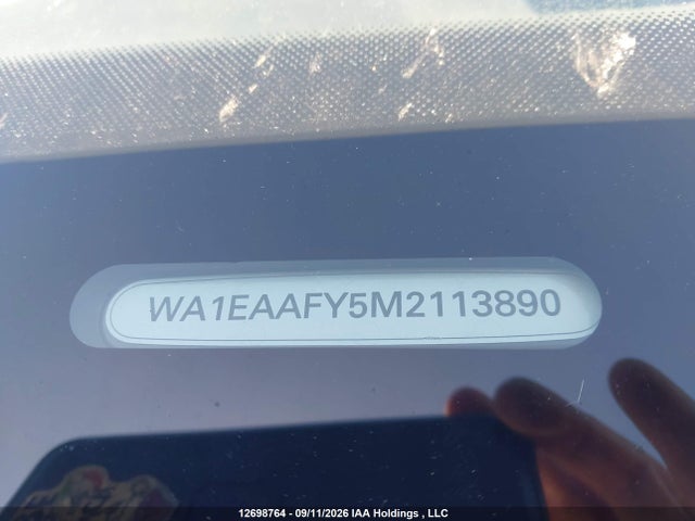 Aukcja sprzedaży 2021 Audi Q5 Progressiv, vin: WA1EAAFY5M2113890, numer aukcji: 12698764