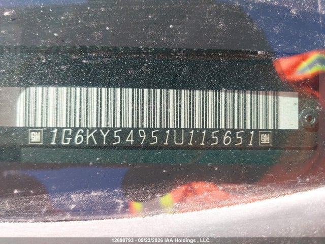 Продаж на аукціоні авто 2001 Cadillac Seville, vin: 1G6KY54951U115651, номер лоту: 12698793