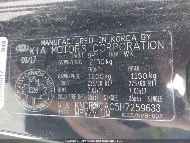 KIA Sportage Lx 2017 KNDPMCAC5H7259633 Image 20