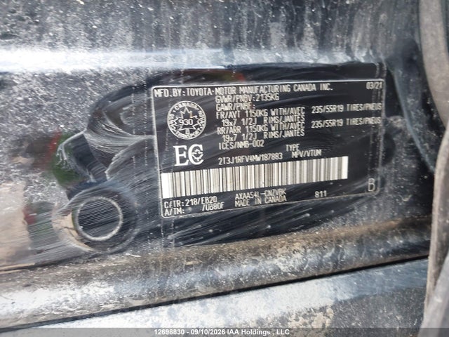 Toyota Rav4 Trail 2021 2T3J1RFV4MW187883 Image 9