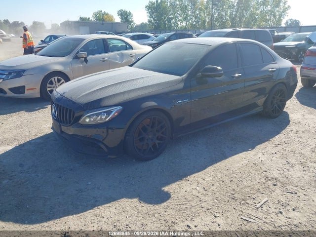 12698845 :رقم المزاد ، 55SWF8HB5JU256942 vin ، 2018 Mercedes-benz Amg C 63 S مزاد بيع