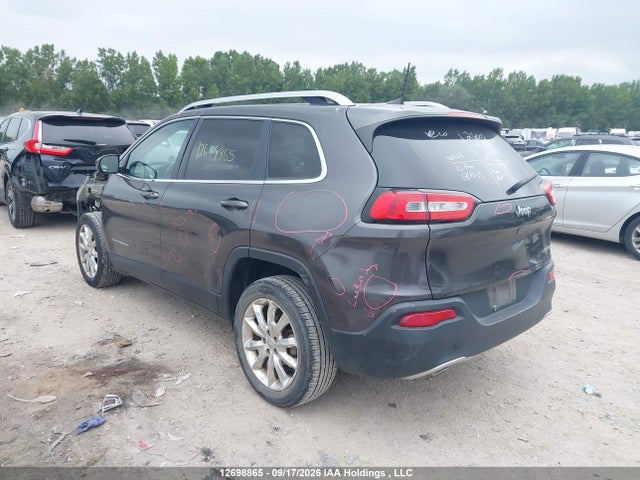 12698865 :رقم المزاد ، 1C4PJLDB1HW645192 vin ، 2017 Jeep Cherokee Limited مزاد بيع