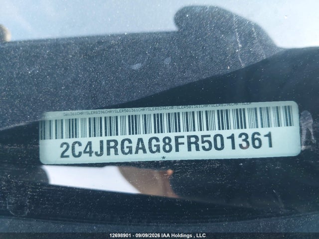 Продажа на аукционе авто 2015 Ram Cargo, vin: 2C4JRGAG8FR501361, номер лота: 12698901