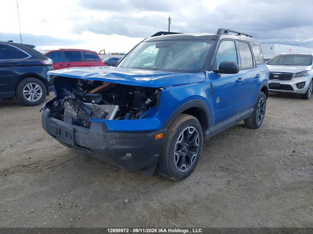 Продажа на аукционе авто 2025 Ford Bronco Sport Outer Banks, vin: 3FMCR9CN9SRE49108, номер лота: 12698972