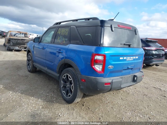 Продажа на аукционе авто 2025 Ford Bronco Sport Outer Banks, vin: 3FMCR9CN9SRE49108, номер лота: 12698972
