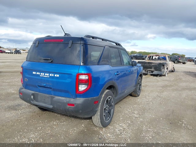 Продажа на аукционе авто 2025 Ford Bronco Sport Outer Banks, vin: 3FMCR9CN9SRE49108, номер лота: 12698972