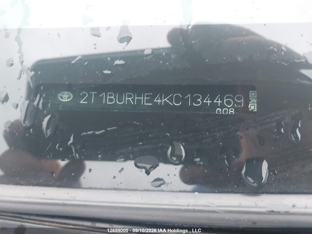 2T1BURHE4KC134469 Toyota COROLLA CE
