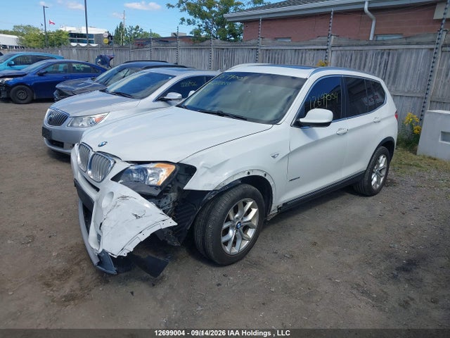 BMW X3 Xdrive28i 2014 5UXWX9C54E0D12820 Image 2